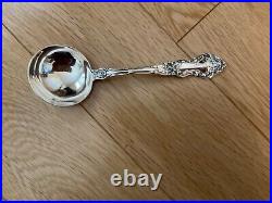 Watson Meadow Rose sterling soup spoons