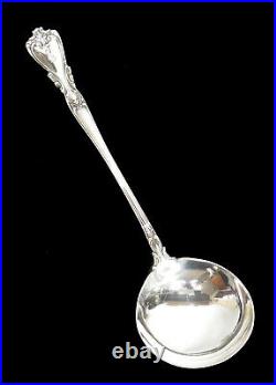 Watson New Victoria (2) Sterling Silver Long 6.25 Bullion Soup Spoons