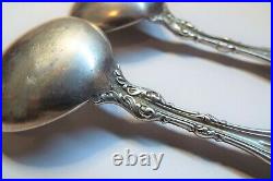 Whiting Co. Sterling Silver 2 Lily pattern Bullion Spoons
