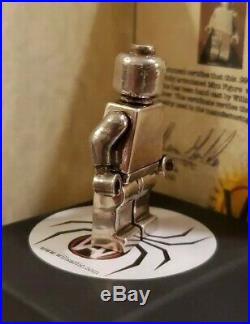 WillsAttic Solid. 999 Fine Silver MOVABLE Figurine withCOA, FS! 2015, USA