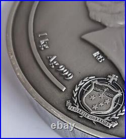 Wow 100 Years Lincoln Memorial 1kg Solid Fine Silver Giant Coin 25 Dollar 46/199