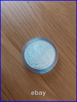 Wwe Wwf Solid Silver Proof Medals Coins The Rock Steve Austin Triple H Mankind