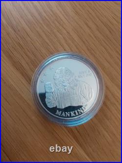 Wwe Wwf Solid Silver Proof Medals Coins The Rock Steve Austin Triple H Mankind