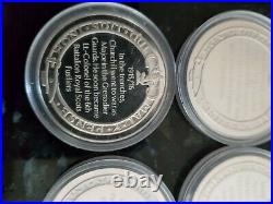 X6 solid silver winston churchill Coins Uncirculated in Protective capsules