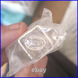 Yeagers Poured Silver YPS 2 Troy oz. 999+ Fine Silver Cube