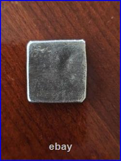 Yeagers Poured Silver YPS Skull 1oz 999 Fine Silver Poured Square Yeagers Poured Silver YPS Skull 1oz 999 Fine Silver Poured Square