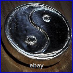 Yin Yang Solid Silver 2oz Round